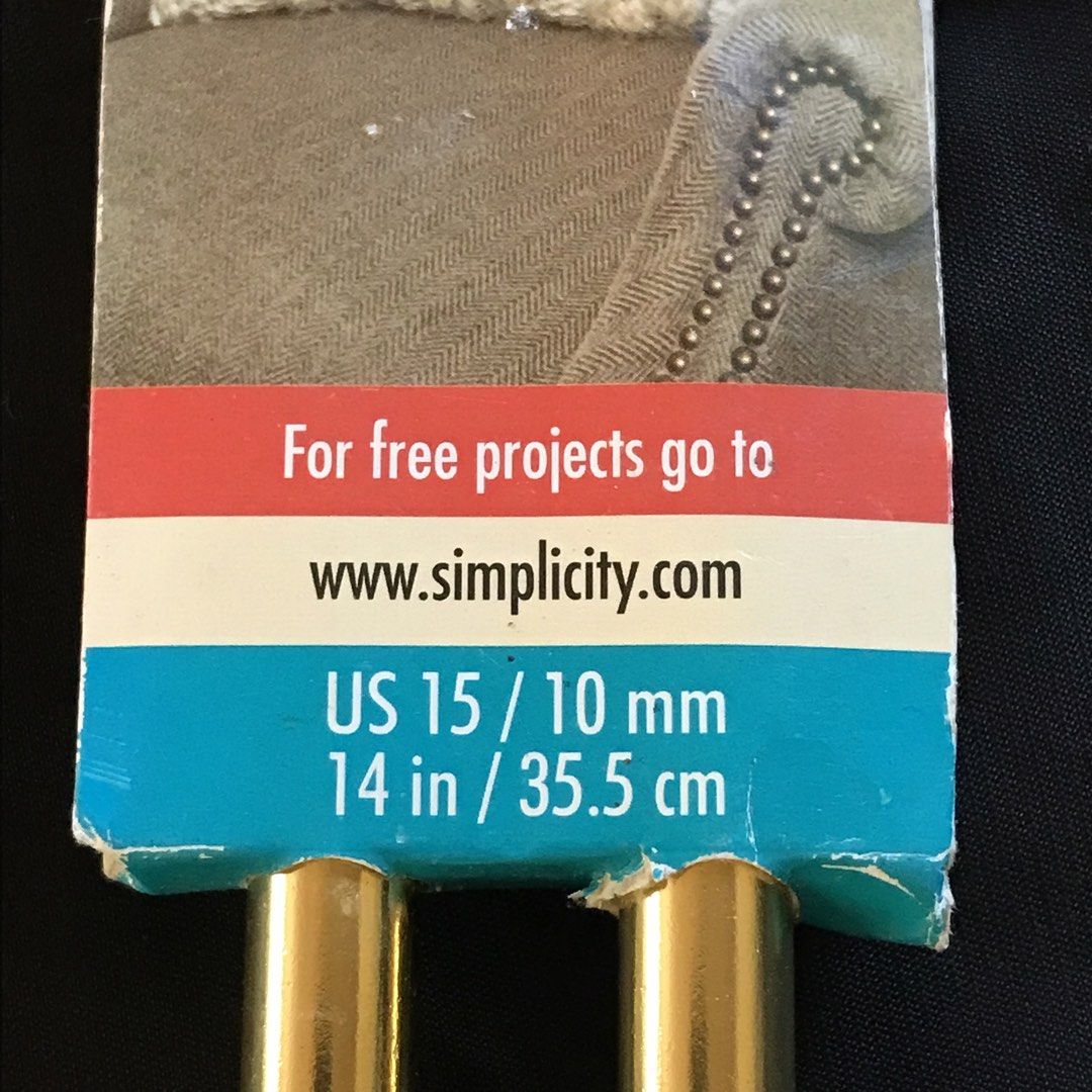 Boye Anodized Aluminum Knitting Needles 10mm (Category: Craft Supplies & Tools) located in Bauang. Submitted by tavias.shop (Listing ID 1463145666, Image 3). Description: From US One is brand new and the others are used a few times lp 200 takeall .