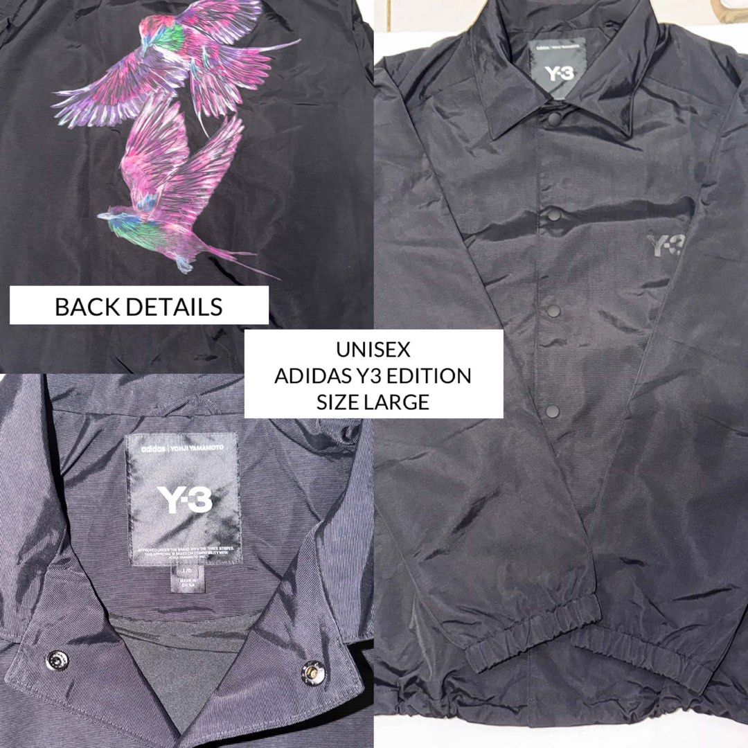 Brand new Y-3 original Jacket (Category: Coats, Jackets and Outerwear) located in Manila. Submitted by parleene (Listing ID 1463160749, Image 3). Description: Brand new 10/10.