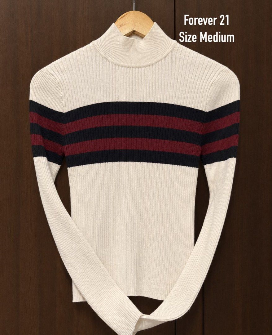 BRANDED MEDIUM SIZE KNITTED LONG SLEEVES AND TURTLE NECK (Category: Longsleeves) located in Quezon City. Submitted by just_glam (Listing ID 1463139432, Image 3). Description: 🩷 REST ASSURED THAT THESE ARE IN GOOD CONDITION, JUST EXPECT NORMAL SIGNS OF USAGE AS THESE ARE PRE-LOVED ITEMS. 🛍️ RFS: DECLUTTERING 👗BRANDED COLLECTION : FOREVER 21, H&M, SHEIN BRAND FOR AUTUMN AND WINTER CLOTHES ✔️ SIZES MAY VARY ON TAGS BUT THESE WERE ALL WORN BY MEDI