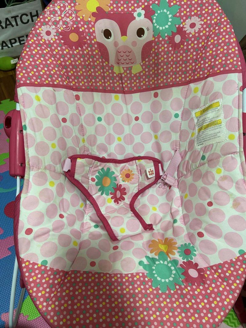 Bright Starts Baby Bouncer (Category: Other Kids Furniture) located in Quezon City. Submitted by gshane1997 (Listing ID 1463165398, Image 1). Description: Bright starts baby bouncer used but not abused orig price 3k+ RFS: Ayaw ni baby, sayang if matambak open for meet up around fairview.