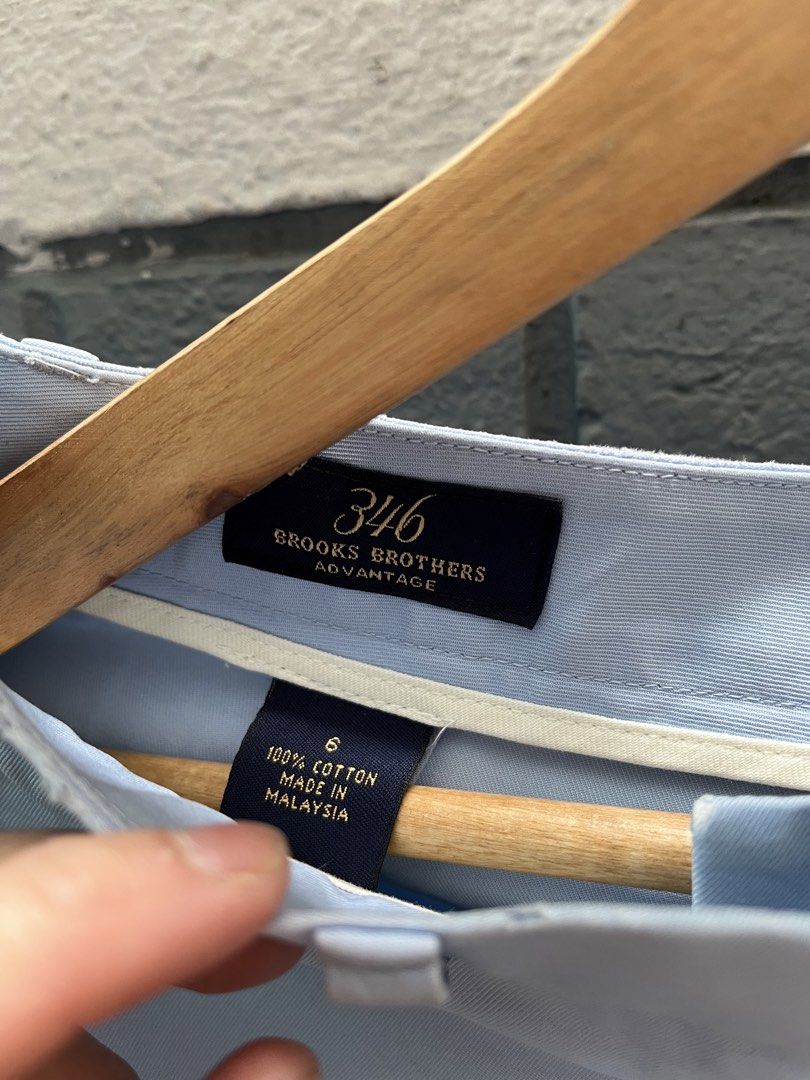 Brooks Brothers 346 2000s shorts (Category: Shorts) located in Manila. Submitted by mkjah (Listing ID 1463275163, Image 3). Description: Brook Brothers 346 2000s Blue Chino Shorts Size: (W) 30 (L) 17 (Lo) 11.5 (Thigh) 11.5 (Inseam) 6 (Rise) 9.5 Color may vary due to lighting Good condition 8.5/10 Price 550 plus shipping Please manage your expectations before placing your order. Please note that there may be stains or anything. the pictures will b