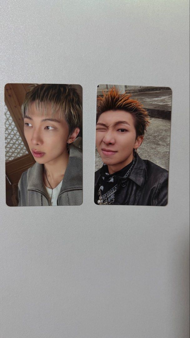BTS RM Namjoon Photocards (Category: K-Wave Merchandise) located in Manila. Submitted by tk0613 (Listing ID 1463193276, Image 1). Description: wts lfb bts ph namjoon arirang usa pcs ₱ 1000 each, can tingi ₱2000 if getting both can do 1 week dop, 30%dp onhand & official can do sdd within mm .
