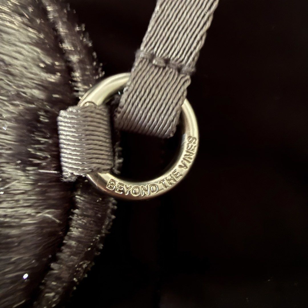 BTV Holiday Round Pouch (Category: Purses & Pouches) located in Makati City. Submitted by imjustagirlxo (Listing ID 1463166619, Image 3). Description: Beyond The Vines Holiday Round Pouch in Grey -barely used -has pockets inside -has a wrist strap -can be used as a bag charm too -store bought.