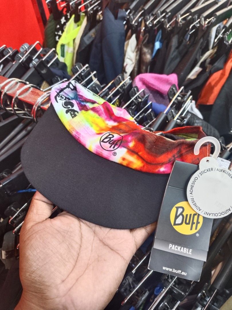 Buff visor (Category: Caps & Hats) located in Legazpi City. Submitted by genobecollectives (Listing ID 1463225893, Image 1). Description: buff visor hat 800 plus sf very good condition one size fits all dm.