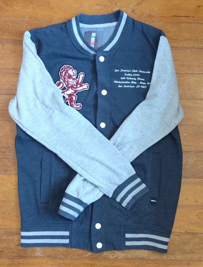 Buffalo Varsity Jacket (Category: Coats, Jackets and Outerwear) located in Paranaque City. Submitted by kingsly42 (Listing ID 1463175440, Image 1). Description: Dimes: chest: 20 inches shoulder: 18 inches sleeve: 7 inches body: 28.5 inches .
