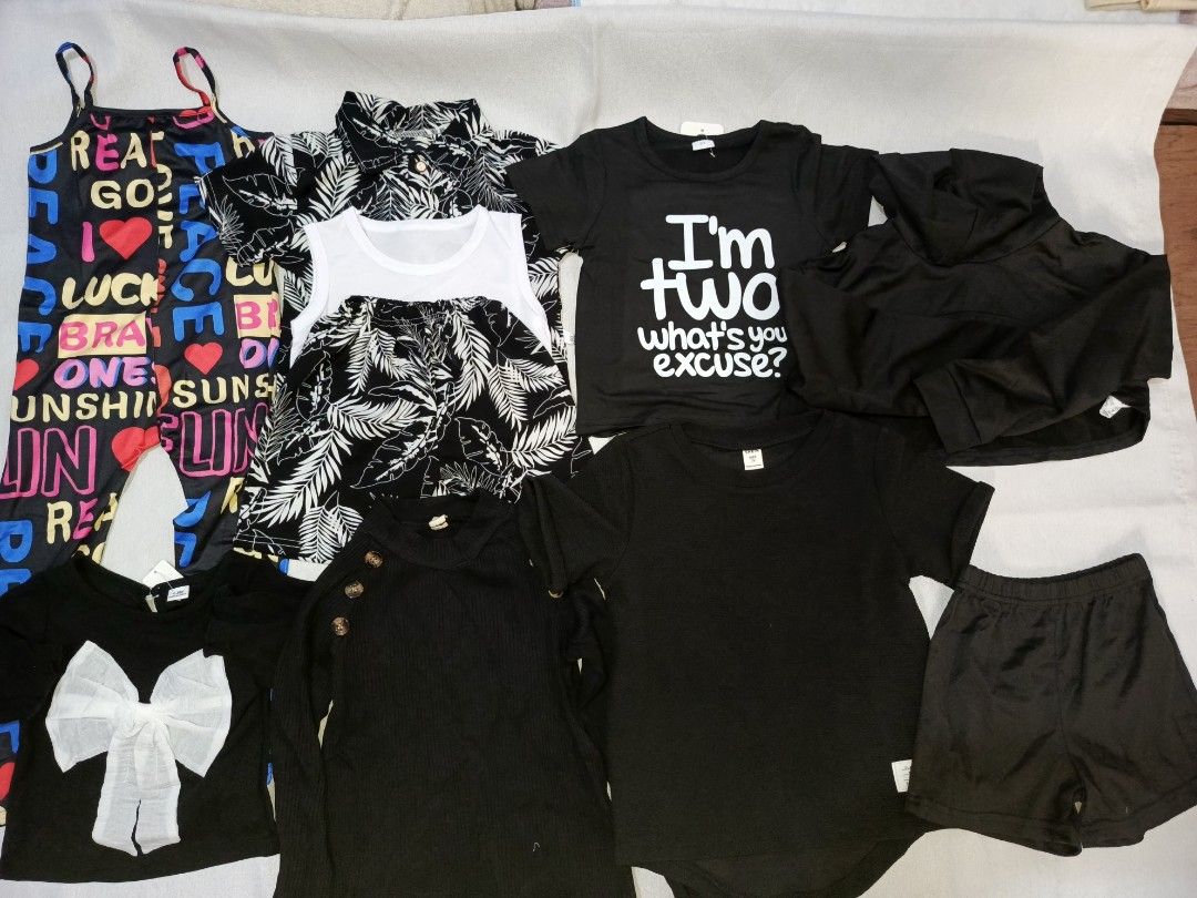 Bundle Kidswear (Category: Babies & Kids Fashion) located in Tacloban City. Submitted by jabiee (Listing ID 1463280793, Image 2). Description: Assorted napo sya, bawal mamili 10pcs per bundle po +may pa free items, Terno,dress, skirt, tshirt na yan payment first po ako tiktok CO.