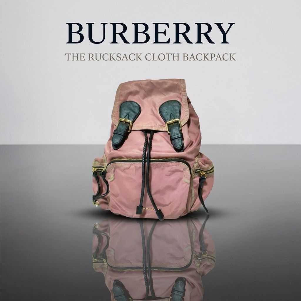 Burberry Backpack (Category: Luxury Bags & Wallets) located in Carmen. Submitted by aquarius.00 (Listing ID 1463268586, Image 1). Description: excellent Condition with hangtags naka plastic pa hardwares ukay source clothbags.