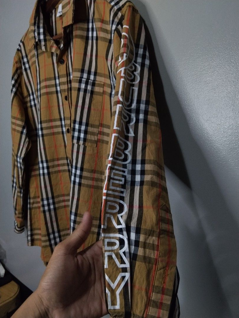 Burberry Button Down Long Sleeve (Category: Activewear) located in Bago City. Submitted by classic_picked_up (Listing ID 1463243620, Image 3). Description: excellent no issue off lang 20 by 25.5 9.8/10 color rate.