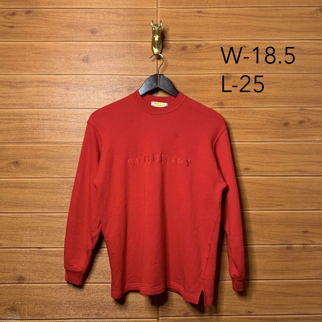 Burberry Embroidered Crewneck Pullover (Category: Formal Shirts) located in Quezon City. Submitted by donklasiko (Listing ID 1463123413, Image 2). Description: Condition: 9.5+/10 Pristine condition Issue: non Refer to the dimension 🤗 PM FOR MORE DETAILS NO RETURN, NO EXCHANGE & NO REFUND! ✅I ALSO ACCEPT TRADE/SWAP TO ANYTHING JUST DROP YOUR OFFER Please manage your expectations, this is a secondhand item. What you see is what you get 😊 💵MOP: G