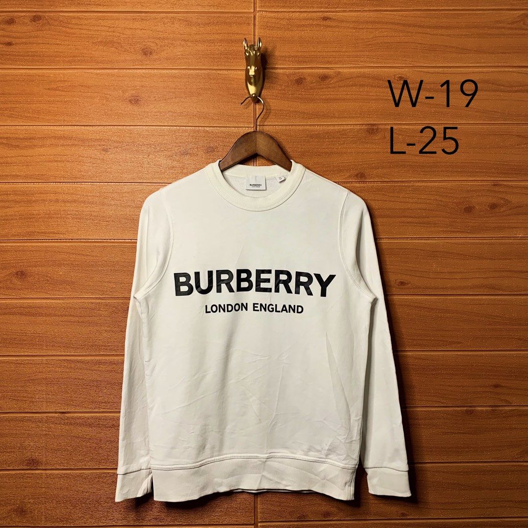 Burberry London England Crewneck Pullover (Category: Coats, Jackets and Outerwear) located in Quezon City. Submitted by donklasiko (Listing ID 1463125788, Image 2). Description: Condition: 9.5+/10 Pristine condition Issue: non Refer to the dimension 🤗 PM FOR MORE DETAILS NO RETURN, NO EXCHANGE & NO REFUND! ✅I ALSO ACCEPT TRADE/SWAP TO ANYTHING JUST DROP YOUR OFFER Please manage your expectations, this is a secondhand item. What you see is what y