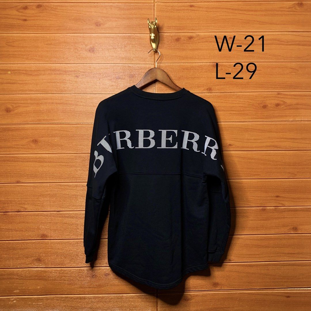 Burberry London England Script Crewneck Pullover (Category: Coats, Jackets and Outerwear) located in Quezon City. Submitted by donklasiko (Listing ID 1463125575, Image 2). Description: Condition: 9.5+/10 Pristine condition Issue: non Refer to the dimension 🤗 PM FOR MORE DETAILS NO RETURN, NO EXCHANGE & NO REFUND! ✅I ALSO ACCEPT TRADE/SWAP TO ANYTHING JUST DROP YOUR OFFER Please manage your expectations, this is a secondhand item. What you see is