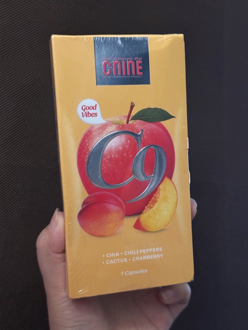 C9 capsule and coffee (Category: Other Sports Equipment and Supplies) located in Manila. Submitted by lovebagsbydalle (Listing ID 1463320867, Image 2). Description: - Bundle includes: Proslim C9 (coffee mix) and C9 Good Vibes (7 capsules). - Both items are brand new and sealed. - Perfect for individuals aiming for weight management. - Excellent value when purchased together..