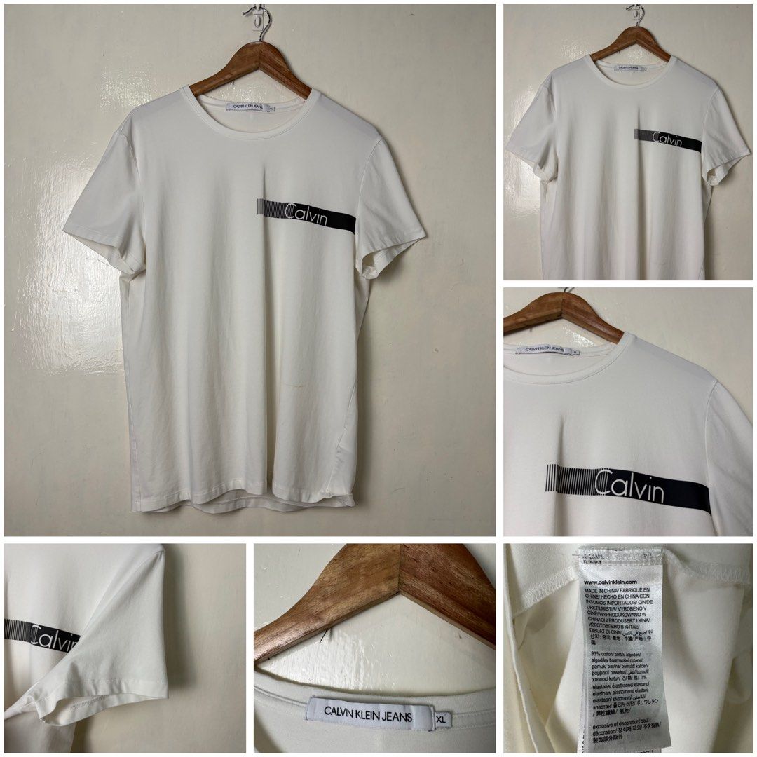 Calvin Klein (Category: Tshirts & Polo Shirts ) located in Quezon City. Submitted by npdthrift25 (Listing ID 1463308020, Image 1). Description: Calvin Klein Excellent Condition Color rate: 9.8/10 Dimension W 21 L 28 Size: XL 700.