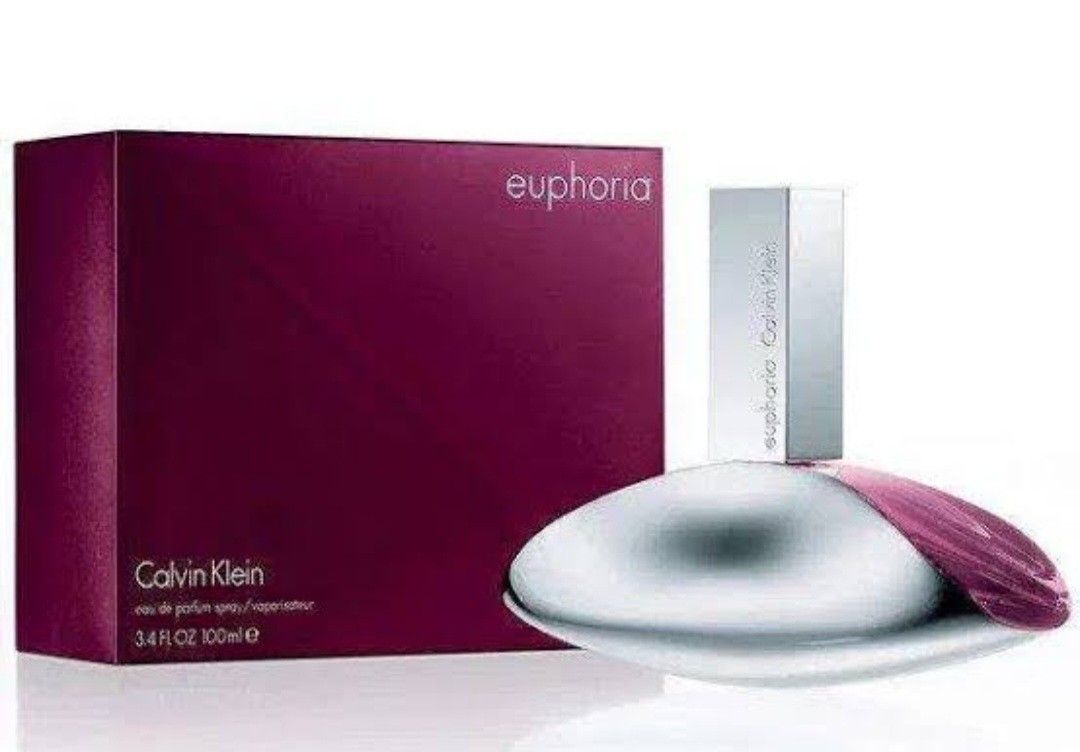Calvin Klein Euphoria Eau de Parfum Spray 100ml (Category: Fragrance & Deodorants) located in Las Pinas. Submitted by imhislily (Listing ID 1463180578, Image 1). Description: - Calvin Klein Euphoria Eau de Parfum for Women - 100ml spray bottle - Comes in original packaging - A well-loved and popular scent.