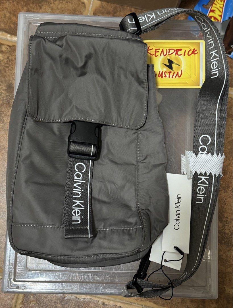 Calvin Klein Nylon Sling Bag (Category: Sling Bags) located in Bocaue. Submitted by kdot.ag (Listing ID 1463275417, Image 1). Description: Bnew with tags.