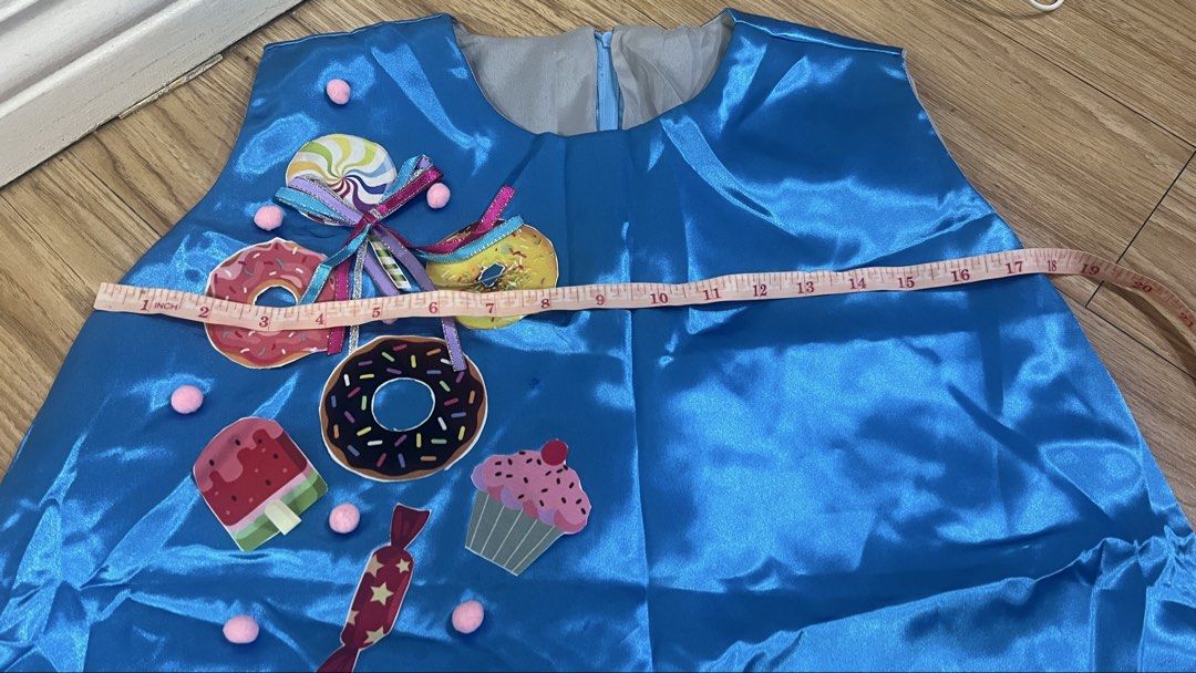 Candyland dress (Category: Babies & Kids Fashion) located in Las Pinas. Submitted by silver_mamadeclutters (Listing ID 1463323144, Image 3). Description: Pls check size Designs are stick on patches; need to iron.
