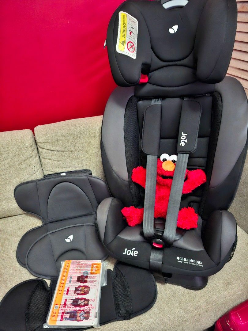 Car Seat-JOIE Every Stage (Category: Car Seats) located in Manila. Submitted by crujones (Listing ID 1463123581, Image 1). Description: - Designed & Engineered in United Kingdom - Suitable from small kid up to 12 years old. Your kid can use it for a long time (sulit) - Clean and fresh - Joie brand -Every Stage car seat model - Suitable for Group 0+/1/2/3 (0-36kg) - Grows with your child: 4 stages, up to 12 years old booster seat - Includes all or