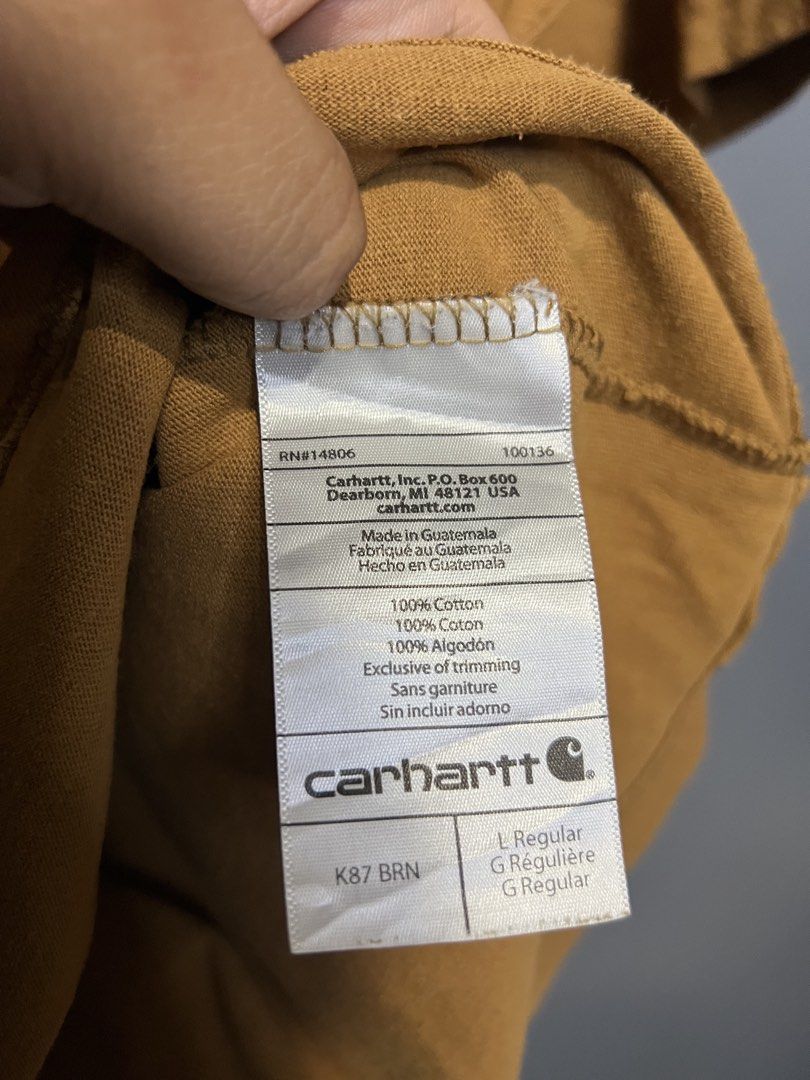 Carhartt (Category: Tshirts & Polo Shirts ) located in Pagadian. Submitted by chiccsilog (Listing ID 1463251823, Image 3). Description: excellent condition 9.5/10 color rate 24x30 (L to Xl) no issue.