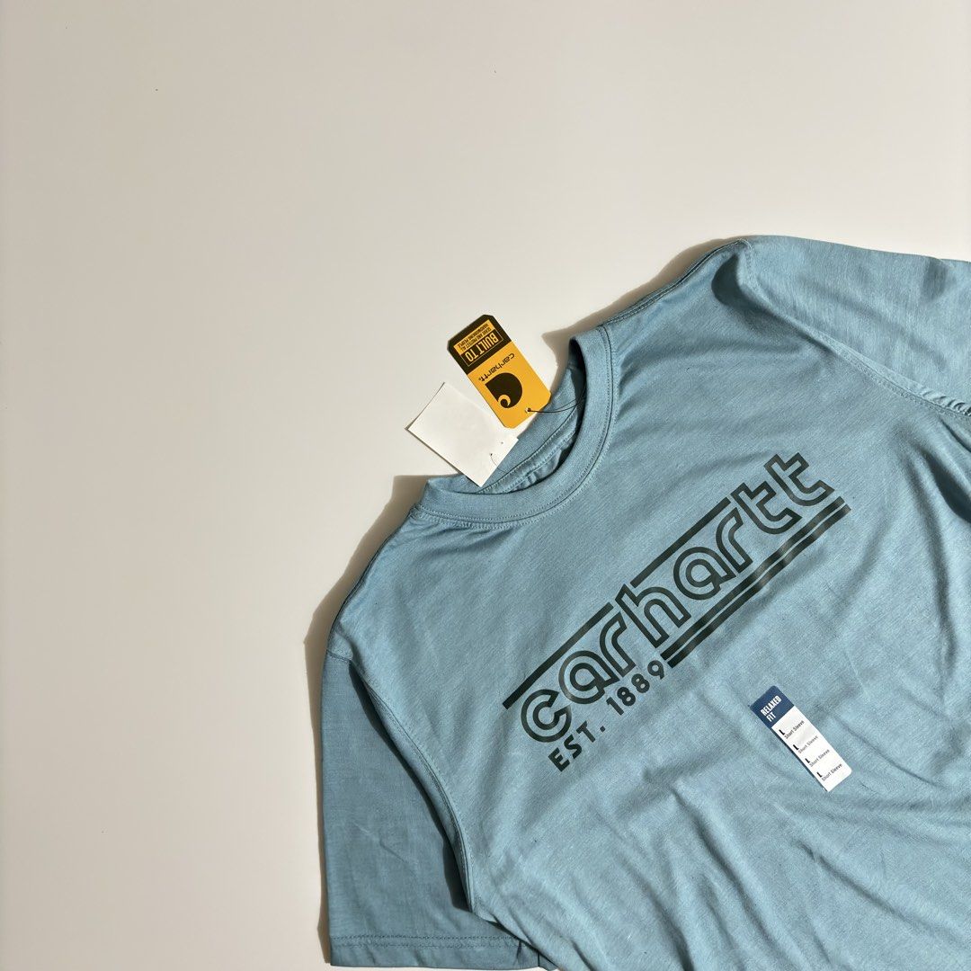 Carhartt Shirts (Category: Tshirts & Polo Shirts ) located in General Trias. Submitted by upperlaneph (Listing ID 1463135876, Image 2). Description: CARHARTT SHIRTS Carhartt Relaxed Fit Lightweight Logo Graphic Short-Sleeve T-Shirt - BLUE large - BEIGE medium Carhartt Loose Fit Heavyweight Short-Sleeve Logo Graphic T-Shirt - GRAY small 1,300 each ✅ 100% Brand New & Authentic (from canada) 💸 Money-Back Guarantee if Proven Fake 📍 General Trias, C