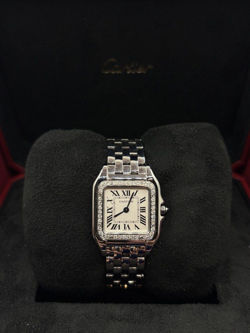 Cartier Panthere Medium (Category: Men's Watches) located in Pasig City. Submitted by nicoestradaa (Listing ID 1463195202, Image 1). Description: Cartier Panthere Medium Brand new HK Natural diamonds AM Bracelet With Gem certificate, Cartier card, box and authentication papers from Panotes Watches 240k.