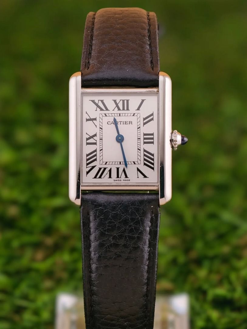 Cartier Tank Must Large 2021 (Category: Men's Watches) located in Muntinlupa City. Submitted by noeyslittlecloset (Listing ID 1463134704, Image 2). Description: Cartier Tank Must Large 2021 Complete Set (Box Watch Card) Warranty until 2029 Open for 3rd party Authentication Meetup Alabang / BGC Showroom Php 185k .
