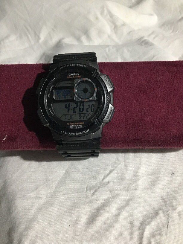 Casio AE-1000W (Category: Men's Watches) located in Baguio. Submitted by agozun61 (Listing ID 1463315983, Image 1). Description: Authentic casio black color.good running condition..