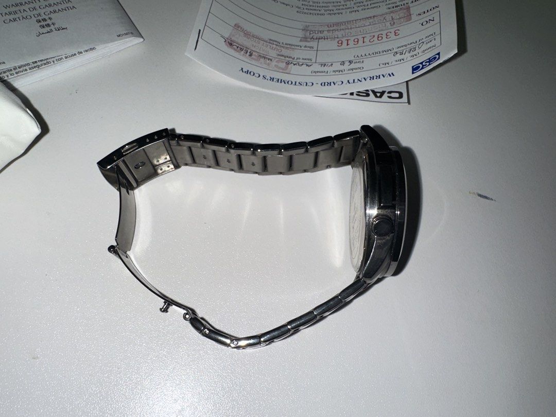 Casio Edifice ECB-30DC-1B (Category: Men's Watches) located in Paranaque City. Submitted by geeeyow (Listing ID 1463219284, Image 3). Description: CASIO EDIFICE ECB-30DC-1BDF – Smartphone Link Chronograph Model: ECB-30DC-1BDF Brand: Casio Collection: EDIFICE Movement: Quartz Display: Analog-Digital Case Material: Stainless Steel Bracelet: Stainless Steel Dial: Gunmetal / Black Crystal: Mineral Glass Water Resistance: 100 meters / 10 BAR Case Size