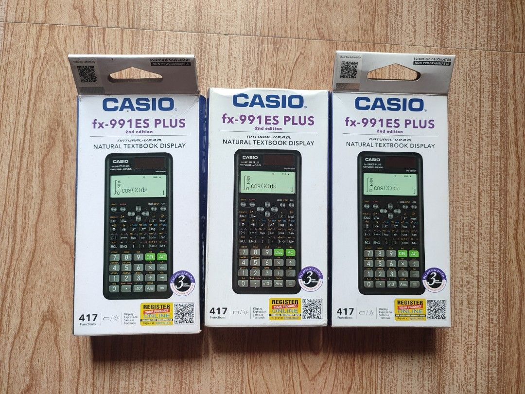 Casio Fx-991ES Plus Scientific Calculator (Category: Other Gadgets) located in Paranaque City. Submitted by grindmore (Listing ID 1463213343, Image 3). Description: Brandnew Scientific Calculator Sold per piece..
