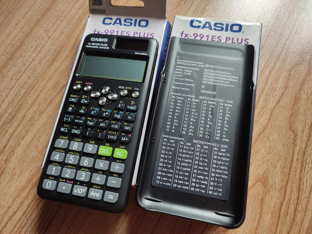 Casio Fx-991ES Plus Scientific Calculator (Category: Other Gadgets) located in Paranaque City. Submitted by grindmore (Listing ID 1463213343, Image 2). Description: Brandnew Scientific Calculator Sold per piece..