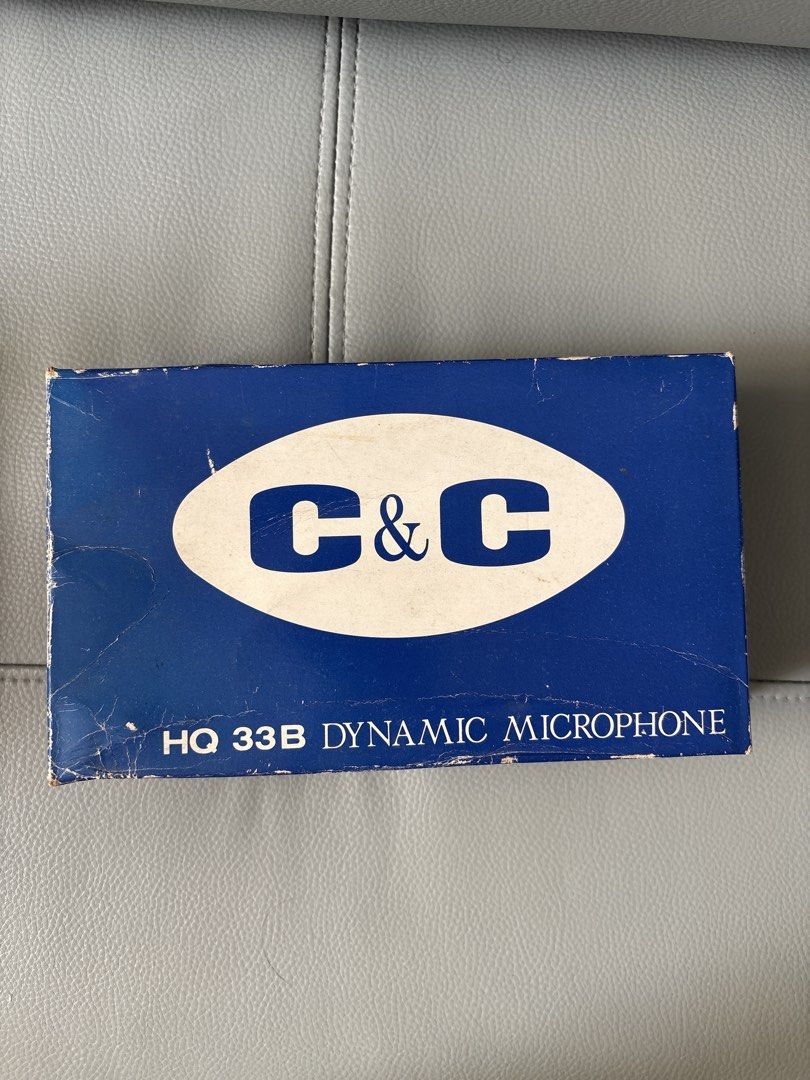 C&C HQ 33B Dynamic Microphone （分類：咪高風/麥克風）位於 Hong Kong。 由 leseona 提交（商品編號 1463142771，圖片 1）。簡介： Selling a C&C HQ 33B dynamic microphone. Comes in its original box with foam padding. Great for recording or live performances. Let me know if you have questions.。
