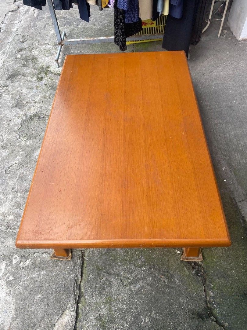 Center table (Category: Tables & Sets) located in Cavite. Submitted by needful_things01 (Listing ID 1463262691, Image 2). Description: Solid wood Japan Quality.