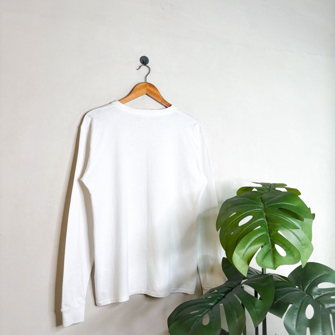 Champion | Longsleeve Tee. (Category: Tshirts & Polo Shirts ) located in Manila. Submitted by bypiecesandstories (Listing ID 1463224882, Image 2). Description: Champion | Longsleeve Tee. 649 PHP 🧡 Perfect Condition Can Fit — Small to Large Dimensions — W 20.5" L 27" A timeless Champion long sleeve tee finished with the classic Champion logo. Simple, comfortable, and easy to pair with just about anything. • REMINDERS • — Read the Rules & Guidelin