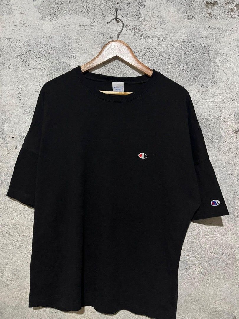 CHAMPION SCRIPT (Category: Tshirts & Polo Shirts ) located in Bacolod City. Submitted by zthrift24 (Listing ID 1463265908, Image 1). Description: CHAMPION MEDIUM SIZE L 30 W 23 CONDI 9 COLOR 9 NO ISSUE NEED WASH.
