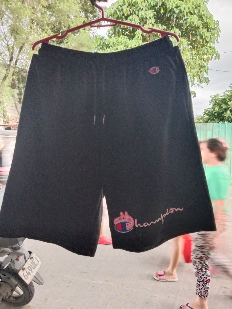 champion xpeppapig cotton blk (Category: Shorts) located in Manila. Submitted by mickmickthriftedshop (Listing ID 1463219479, Image 1). Description: 25to32x19.