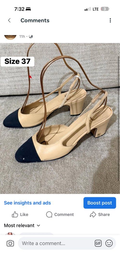 Chanel Cap Toe Pumps (Category: Heels) located in Quezon City. Submitted by in_vogue (Listing ID 1463279955, Image 1). Description: ⚠️ DISCLAIMER | PLEASE READ CAREFULLY 1. All items are PRELOVED luxury shoes sourced from Japan (JP). 2. Items are shipped in excellent to good condition based on our quality standards. Once the item has been shipped, any damage, wear, or issues that may arise are beyond the seller’s responsibility. Please understand