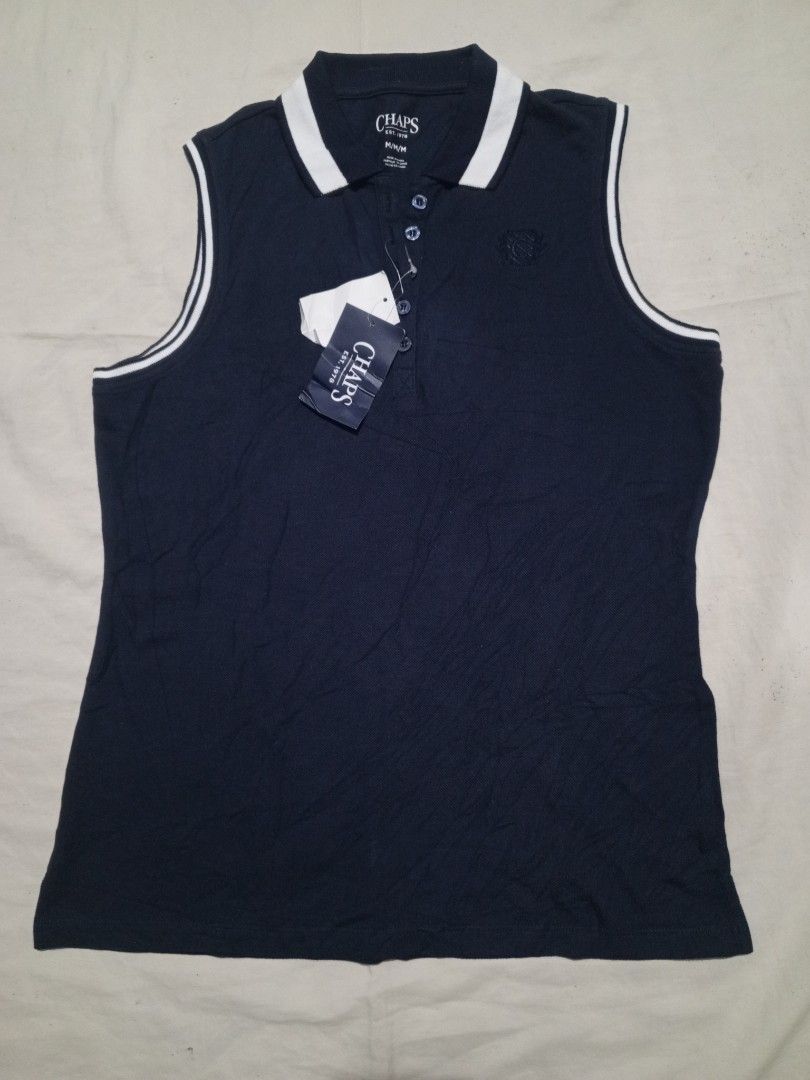 Chaps by Rl sleeveless polo shirt (Category: Shirts) located in Santa Maria. Submitted by paulo-garcia21 (Listing ID 1463126395, Image 1). Description: med on tag 17 by 25 as new.