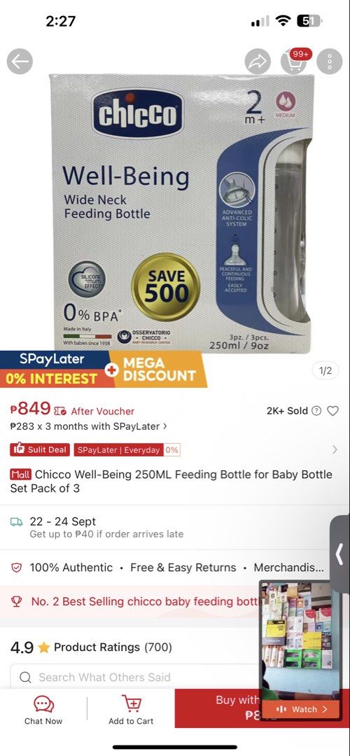 Chicco Baby Bottles (Category: Breastfeeding & Bottle Feeding) located in Malabon City. Submitted by cecepicks (Listing ID 1463176936, Image 1). Description: Used chicco bottles 7 PCS NO TEATS for hygiene purposes .