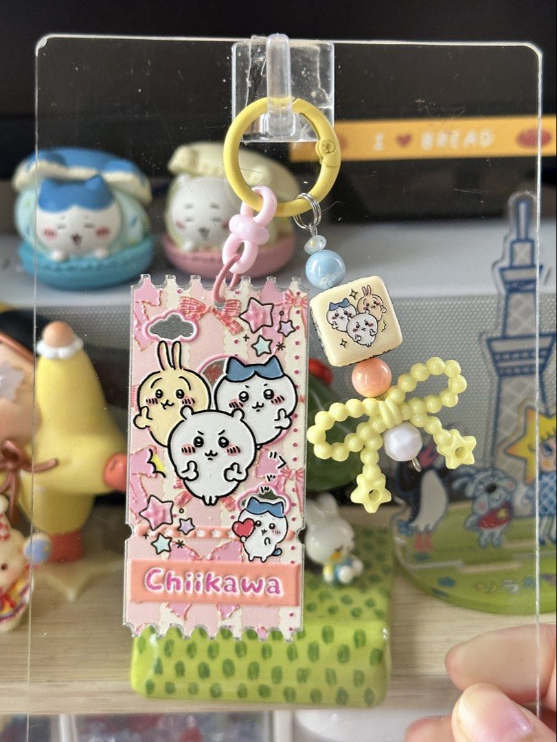 Chiikawa Bag Charm (Category: Handmade Craft) located in Cainta. Submitted by pomocha (Listing ID 1463260881, Image 1). Description: 🍀Please read before ordering🍀 🍎When being delivered to you they will be packed with care with proper packaging (plastic and paper backing) for your charm 🫶 🍎There is usually no duplicates of each charm, so don’t hesitate because i will most likely never stock this design again, or at least make it the same way 