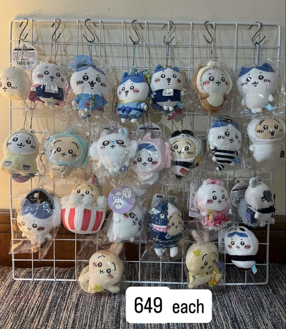 Chiikawa hachiware usagi plush keychain sanrio (Category: Plushies & Soft Toys) located in Makati City. Submitted by hachi_store (Listing ID 1463174580, Image 1). Description: <10 pictures! Open to see all!> Please read before claiming! Feel free to DM for questions! Mod: Lalamove/Grab/J&T (Manila) Mop: GCASH Items are in good condition unless stated. All items are sourced from Japan unless stated. In the case of 2 people claiming at the same tim