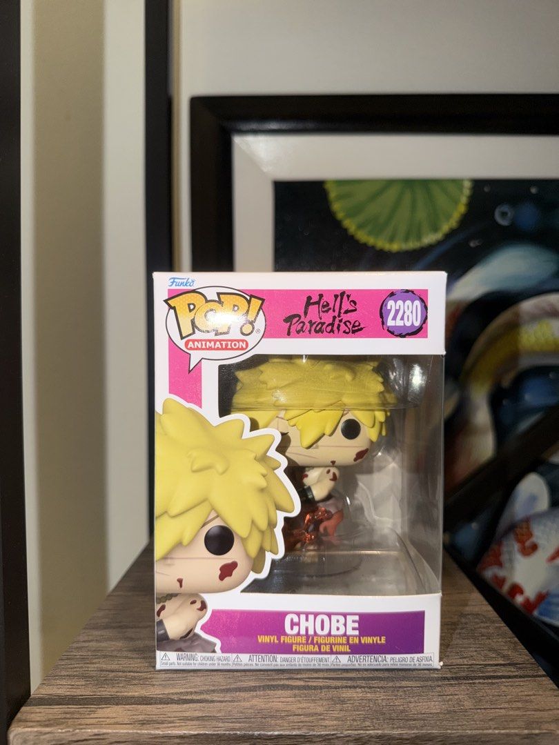 Chobe Hell’s Paradise Funko Pop (Category: Designer & Blind Box Toys) located in Manila. Submitted by collectors_hq (Listing ID 1463320686, Image 1). Description: 🔥New Arrivals for my fellow Collectors🔥 📌Authentic 📌NOOB 📌Box Condition 8.5 above unless stated otherwise👌🏻 📸 You may request for more pics of the item through dm📩 NOTE: Installment option is available with 0% interest for as low as 200 downpayment! Maximum duration of 2 WEEKS 