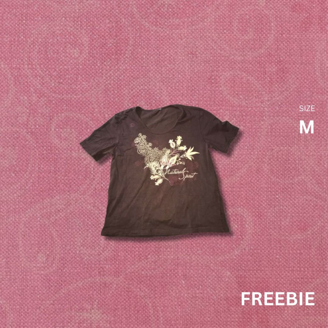 CHOCO BROWN WHIMSY TOP (Category: Shirts) located in Manila. Submitted by j.saell (Listing ID 1463223486, Image 1). Description: Free for buyers only (Min. of 1 item) No issue Size: M Loc: Sampaloc, Manila MOD: Meet up/Lalamove/J&T MOP: Cash/Gcash/MariBank.