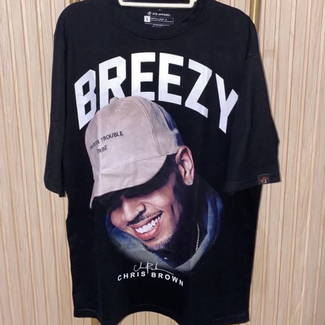 Chris Brown Shirt (Category: Tshirts & Polo Shirts ) located in Manila. Submitted by a.saimonnnnn (Listing ID 1463296265, Image 2). Description: bootleg Chris Brown shirt fits M-L.