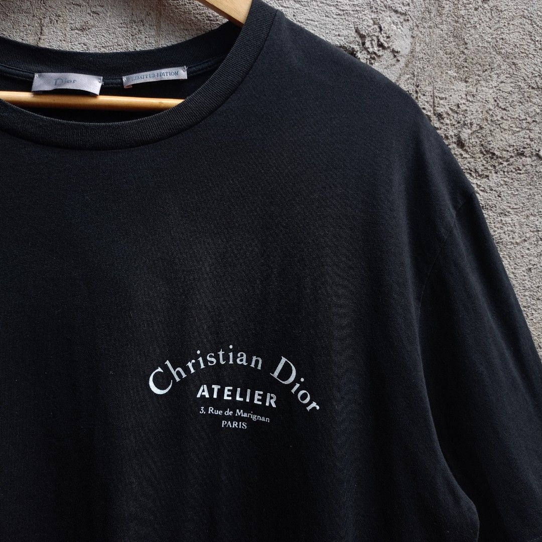 CHRISTIAN DIOR ATELIER (Category: Tshirts & Polo Shirts ) located in Koronadal. Submitted by thriflex.29 (Listing ID 1463272552, Image 3). Description: CHRISTIAN DIOR ATELIER Size On Tag: Large Measurements: Width 21.5 Length 27.5 Condition: 9/10 - Excellent Colorate: 9.5/10 Issue: Pinholes Mine: 400.