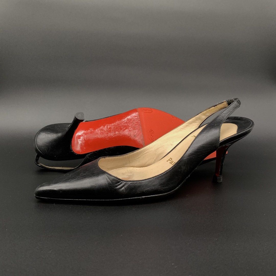 Christian Louboutin (Category: Sneakers & Footwear) located in Marikina City. Submitted by shoepairfly (Listing ID 1460859730, Image 1). Description: Christian Louboutin Size 36 Authentic with vibram sole Php 1500.