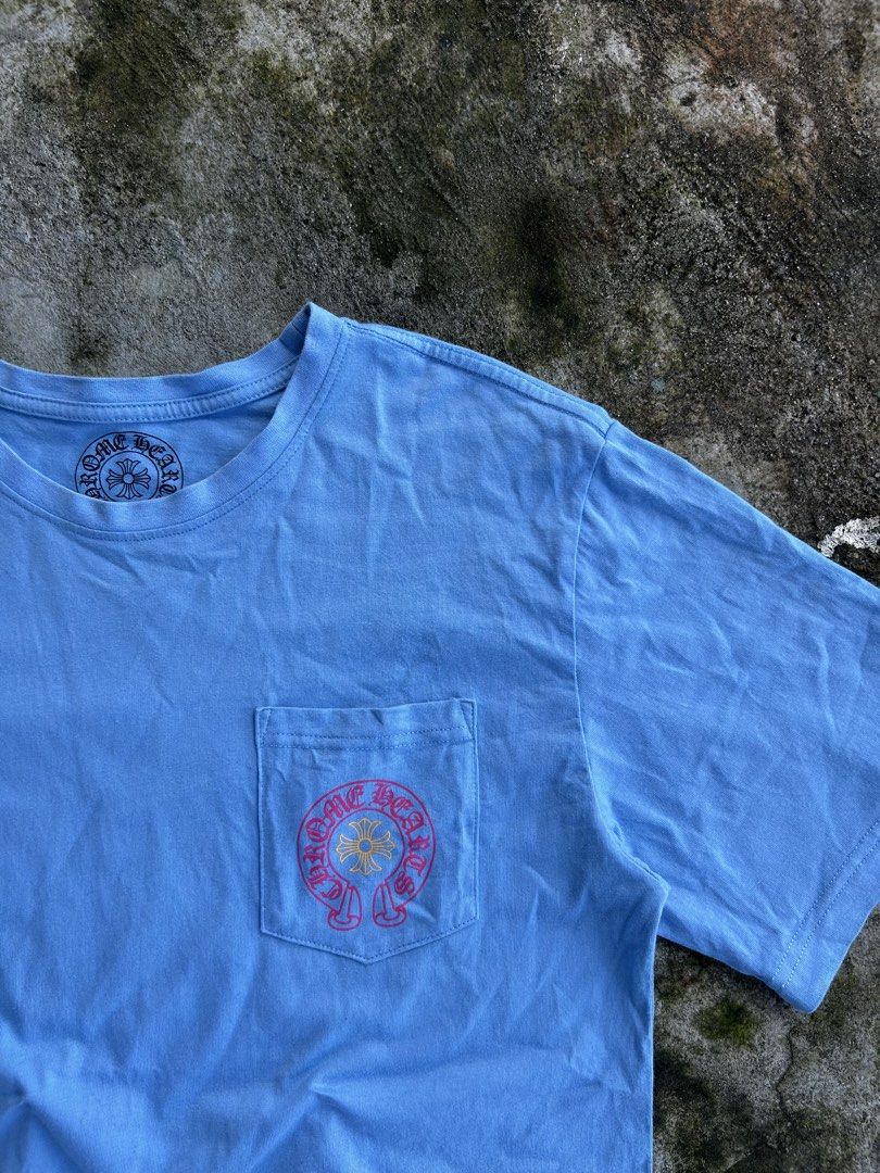 Chrome Hearts Miami Exclusive Horseshoe Basel Tee (Category: Tshirts & Polo Shirts ) located in Balanga. Submitted by nothingtohold.co (Listing ID 1463201053, Image 2). Description: Chrome Hearts Miami Exclusive Horseshoe Basel Tee Medium on tag | 20.7 width | 27 length |9.5 condition Issue: dirt stains shoulder part Gcash | jnt | bataan Vouch~vc.