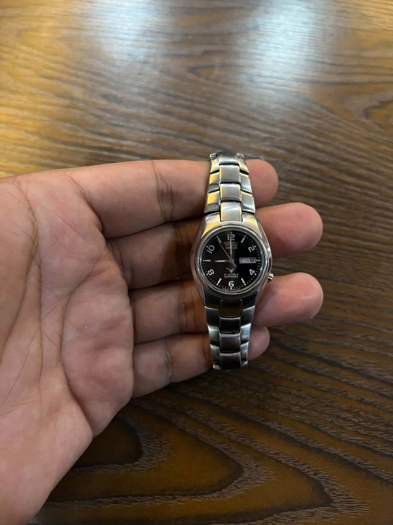 Citizen Automatic Watch Black Dial Stainless Steel (Category: Men's Watches) located in Cebu City. Submitted by jbok_watches. (Listing ID 1463262662, Image 2). Description: - Citizen Automatic Watch - Black Dial with Day and Date Function - Stainless Steel Band and Case - Crystal is clear - Watch is running and keeping time - Ready for a new owner.