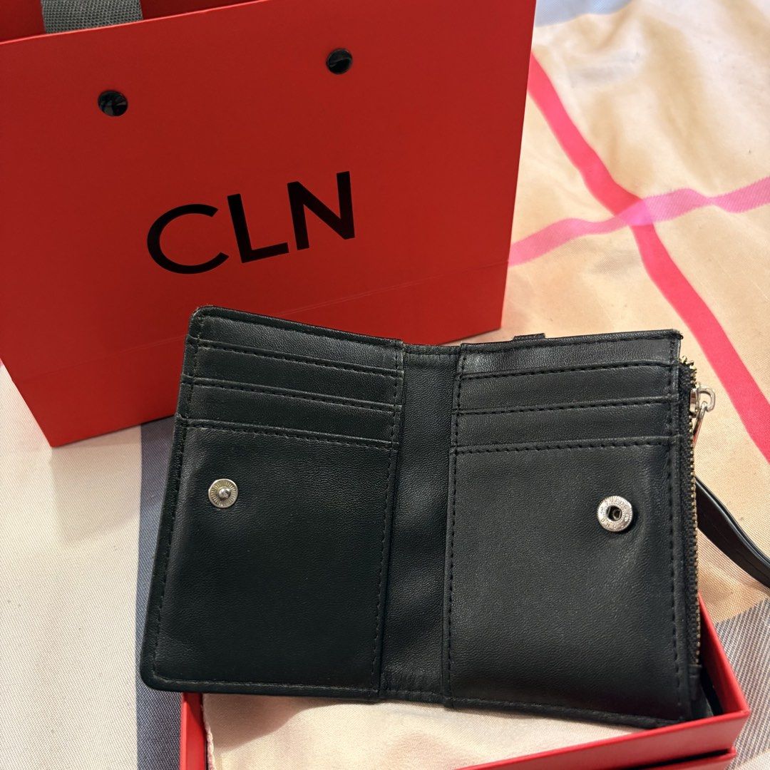 CLN Black Monogrammed Zip Around Wallet with Wrist Strap (Category: Wallets & Card holders) located in Manila. Submitted by ohaashyy0808 (Listing ID 1463158839, Image 2). Description: POV: You found a cute CLN wallet without paying full price. 👀💸 ✨ PRELOVED CLN CARD HOLDERS & WALLETS ✨ Gently used + well-maintained + sulit prices!.