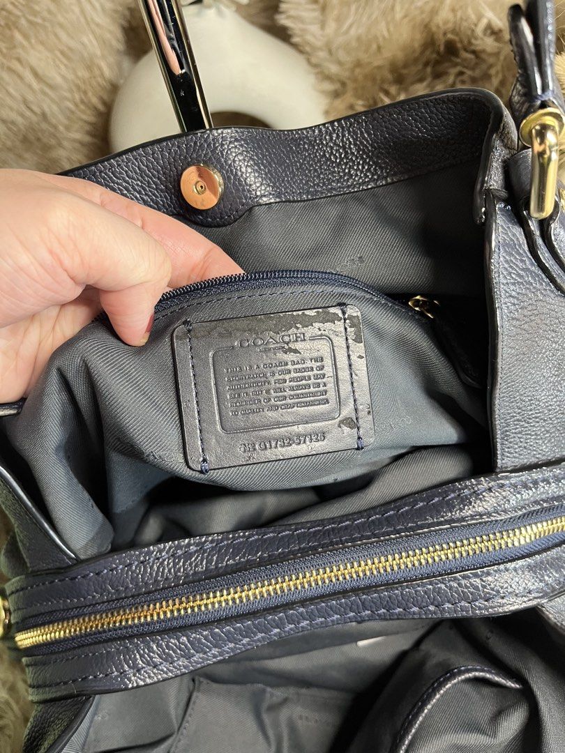 Coach Edie (Category: Shoulder Bags) located in Manila. Submitted by danifortuna (Listing ID 1463244404, Image 3). Description: Og! Honest flaws: bakbak creed, some rubber lining chip/crack but all in all halos bagong bago pa yung bag esp the leather and hardware.