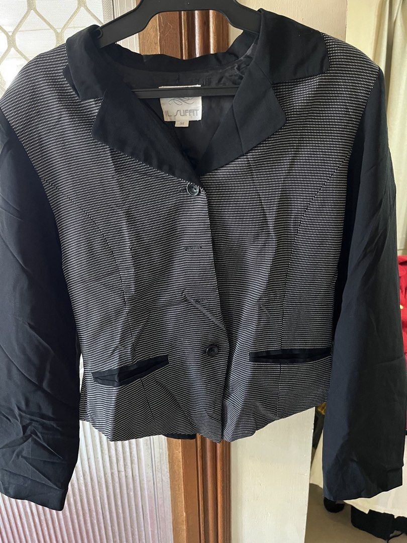 Coat (Category: Coats, Jackets and Outerwear) located in Bacoor. Submitted by ayit. (Listing ID 1463183524, Image 3). Description: Japan gling small-med fit - Stylish red coat - Size: S (EU 36 / UK 8 / US 4) - Double-breasted design with gold button details - Flattering peplum hem - Perfect for adding a chic touch to any outfit.