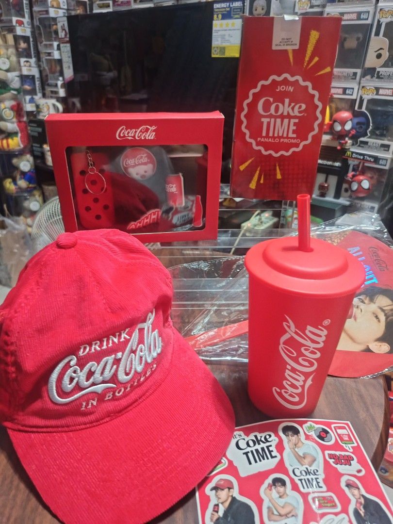 Coca-Cola Merchandise (Category: Other Merchandise) located in Manila. Submitted by katunying2021 (Listing ID 1463122417, Image 2). Description: Coca-Cola Merchandise take all for only 700.00 Keychain (HongKong released) Cap Fan Tumbler with sticker on hand brand new for Lalamove pick-up location: Tondo Manila.